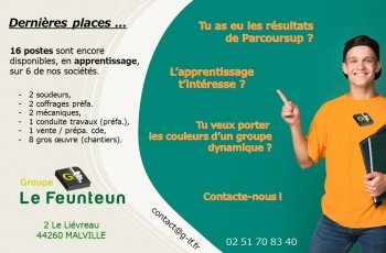 RECRUTEMENT APPRENTIS - PARCOURS SUPP